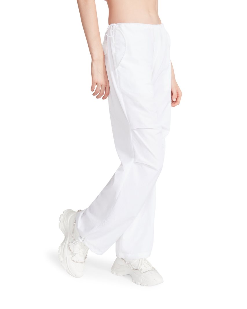 White Steve Madden Pia Parachute Women's Pants | PH 9047NUM